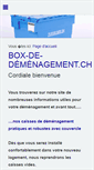 Mobile Screenshot of box-de-demenagement.ch